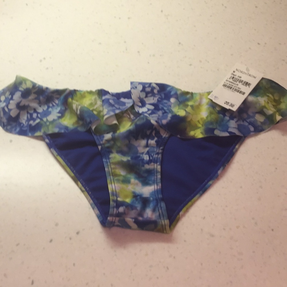 Ladies Floral Print Bikini Swimsuit Bottom
